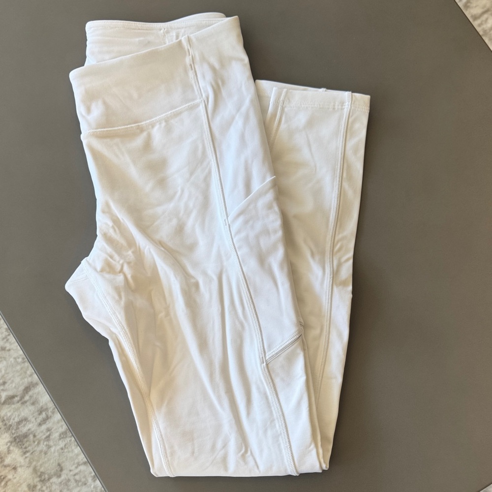 Lululemon White Athletic Leggings
